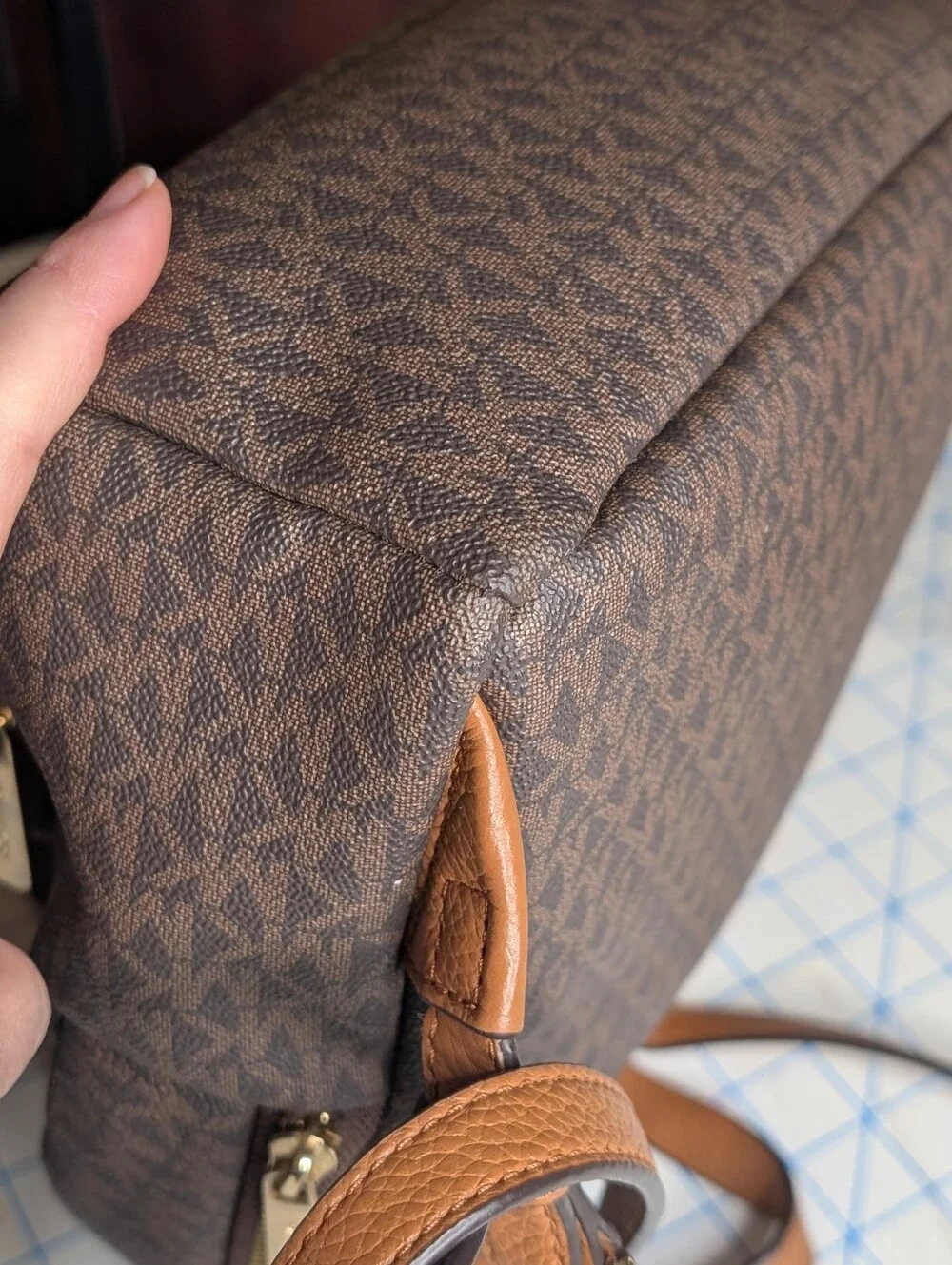 Michael Kors Erin Medium Signature Logo Backpack